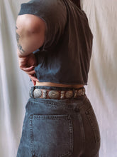 Load image into Gallery viewer, Leather Medallion Belt S
